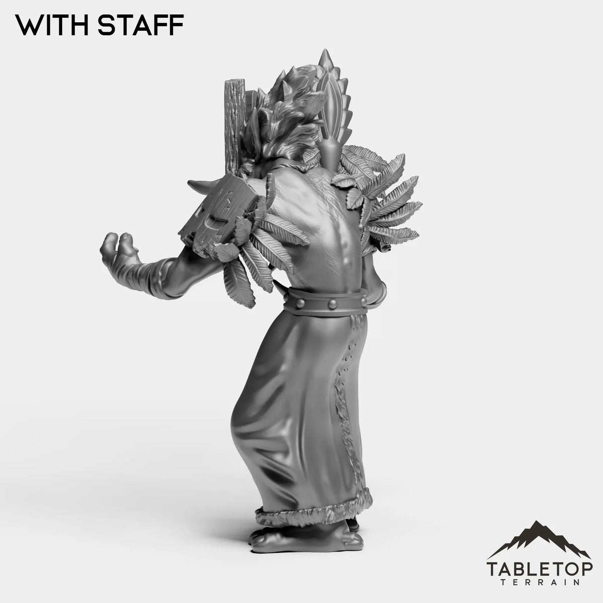 Tabletop Terrain Miniature Voodoo Troll