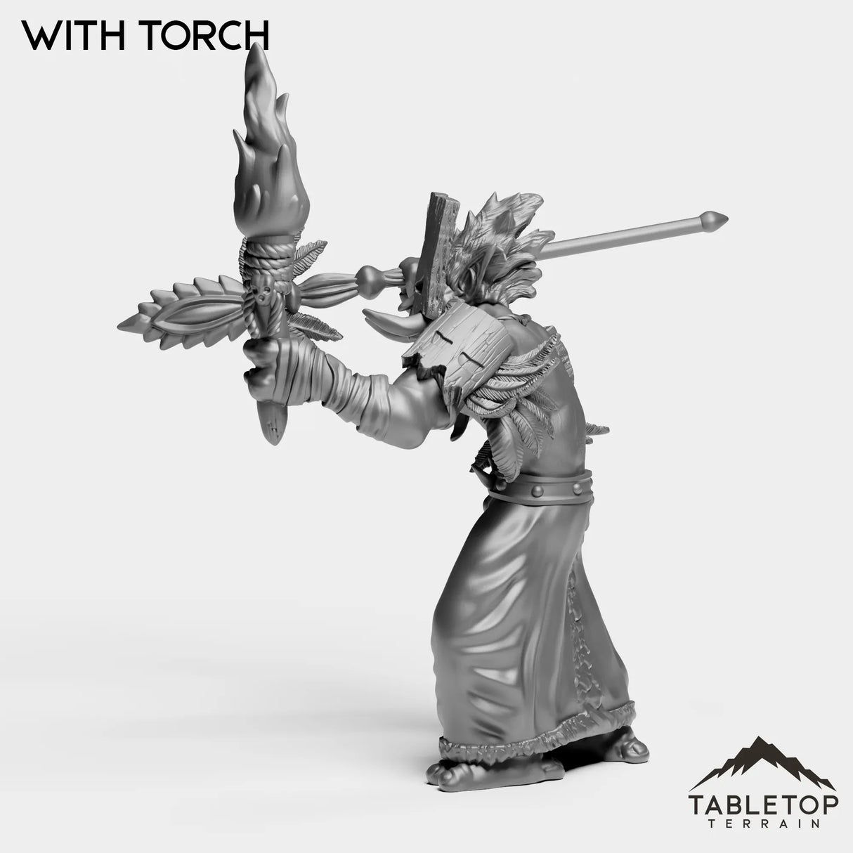 Tabletop Terrain Miniature Voodoo Troll