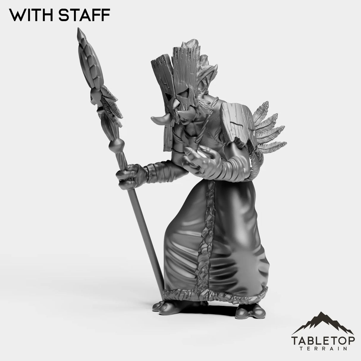 Tabletop Terrain Miniature Voodoo Troll