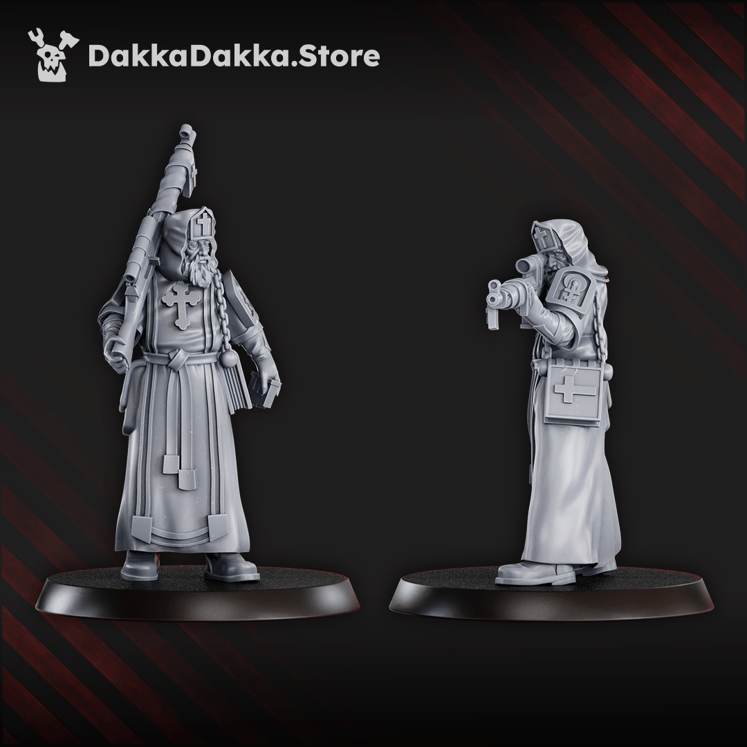 Tabletop Terrain Miniature Voroshilov Brothers, the Sniper Twins