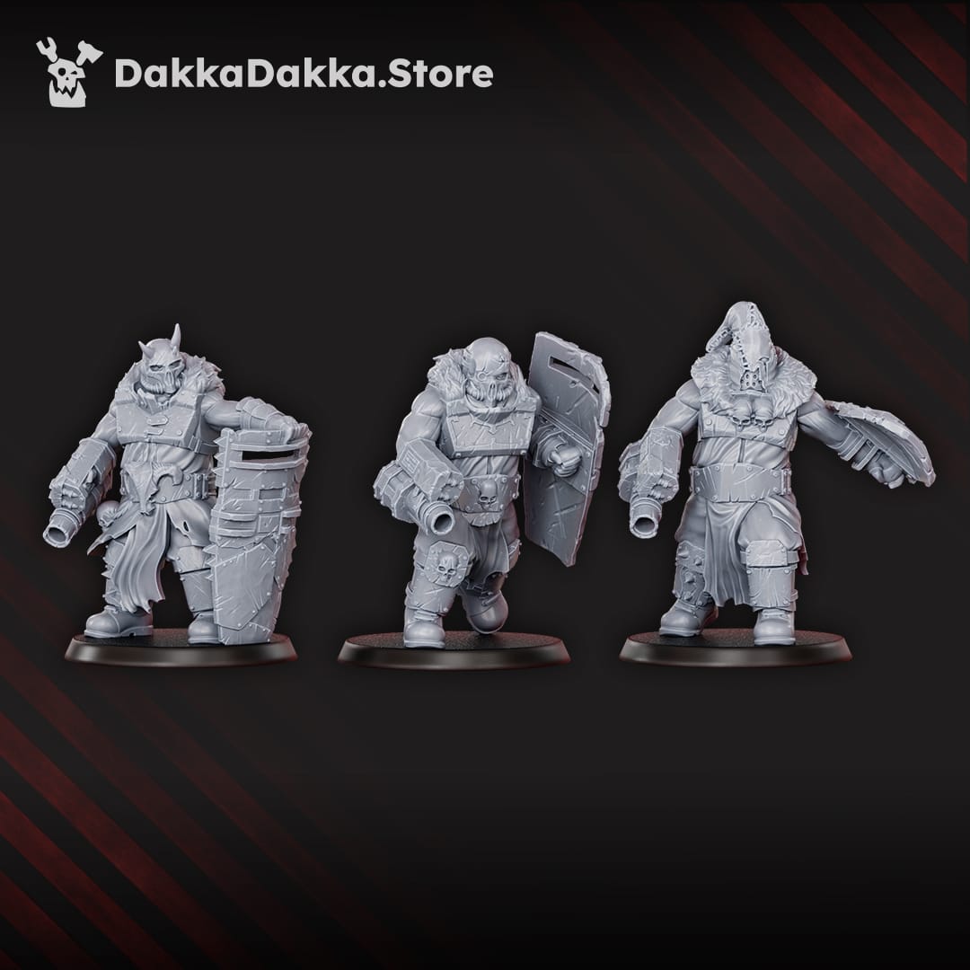 Tabletop Terrain Miniature Vulture Ogres x3