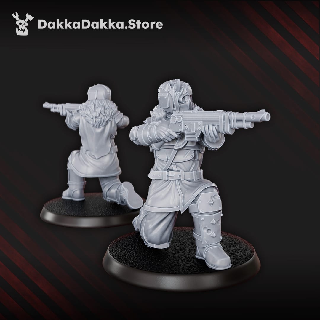 Tabletop Terrain Miniature Vultures Gang x17