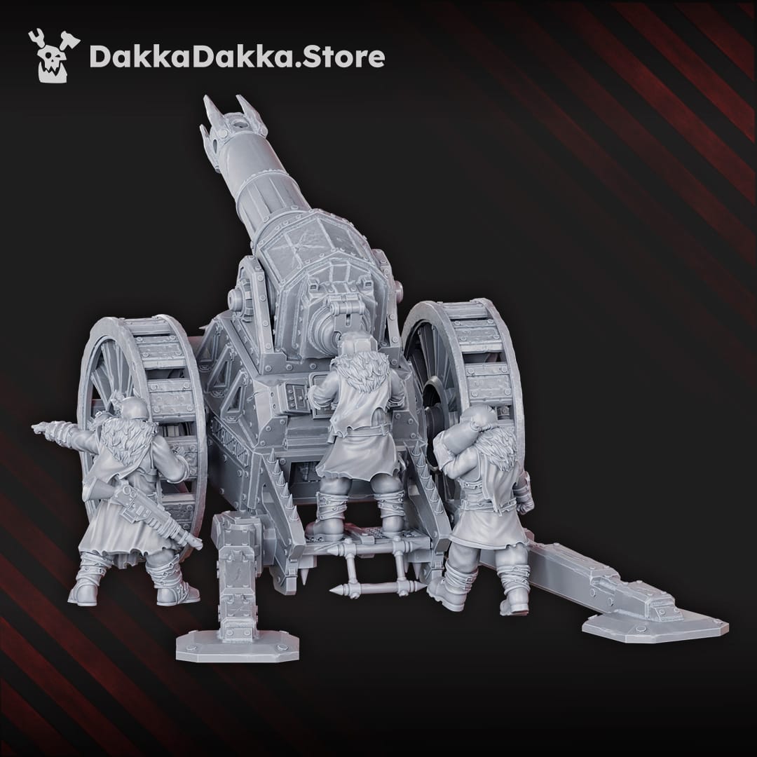 Tabletop Terrain Miniature Vultures Heavy Mortar