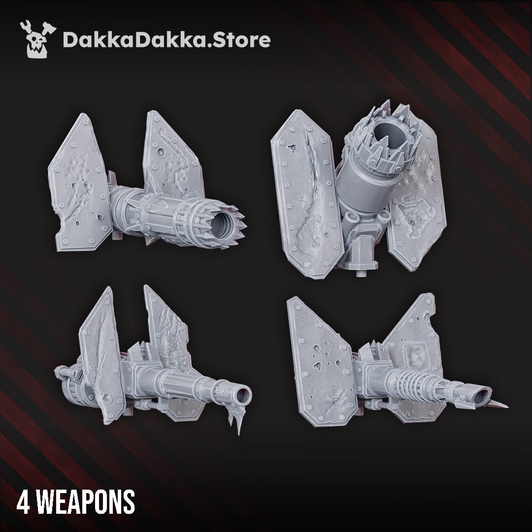 Tabletop Terrain Miniature Vultures Heavy Weapons Platform (redesign)