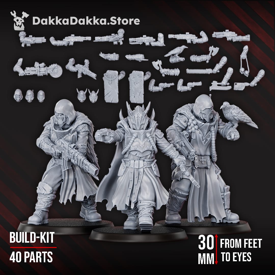 Tabletop Terrain Miniature Vultures Reapers Squad (build kit)