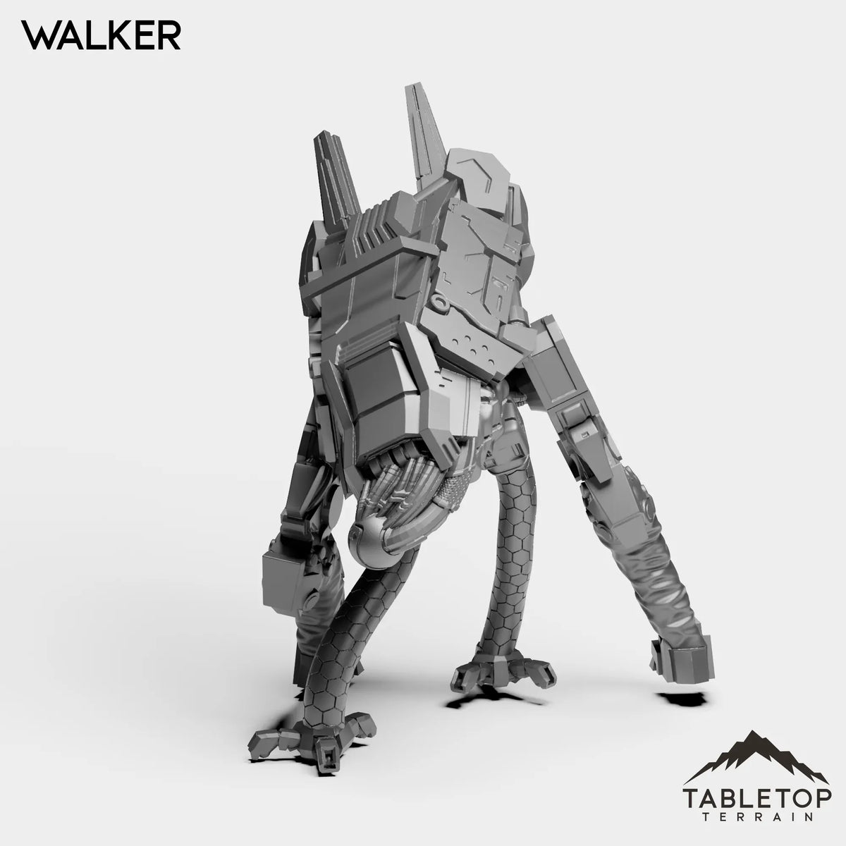 Tabletop Terrain Miniature Walker - Human Hybrids