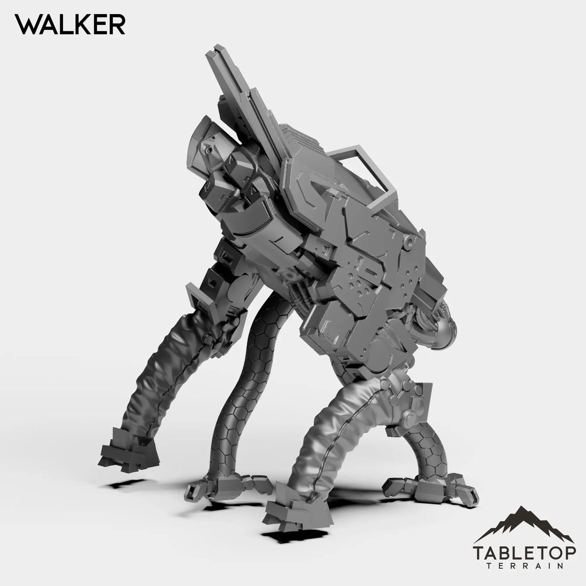 Tabletop Terrain Miniature Walker - Human Hybrids