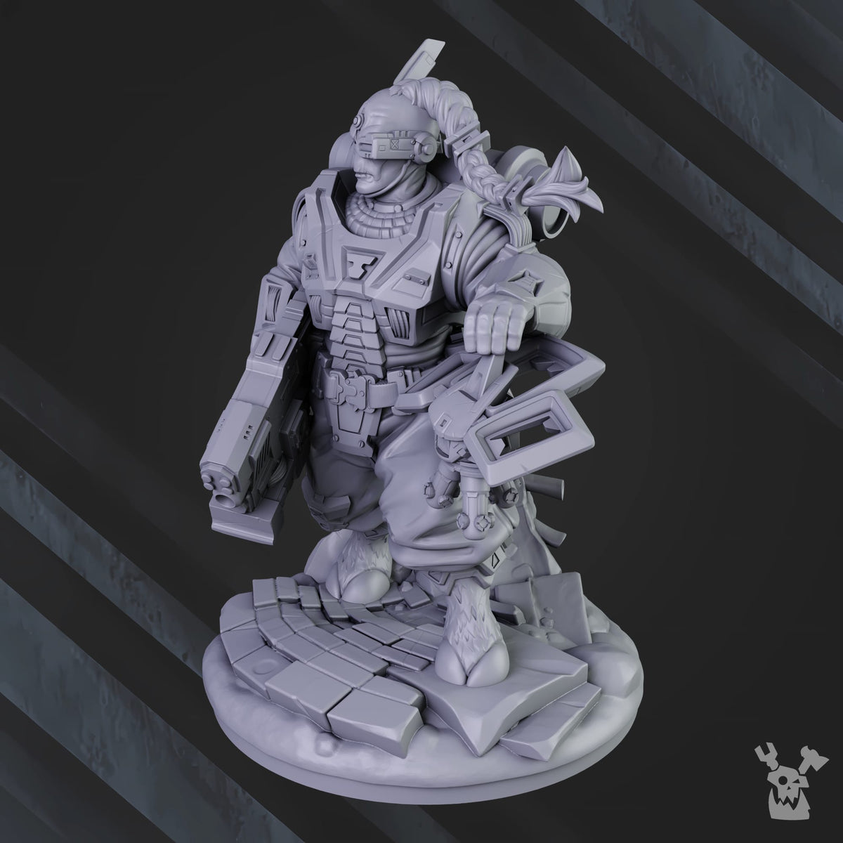 Tabletop Terrain Miniature Wanderer of Midnight Sun Covenant