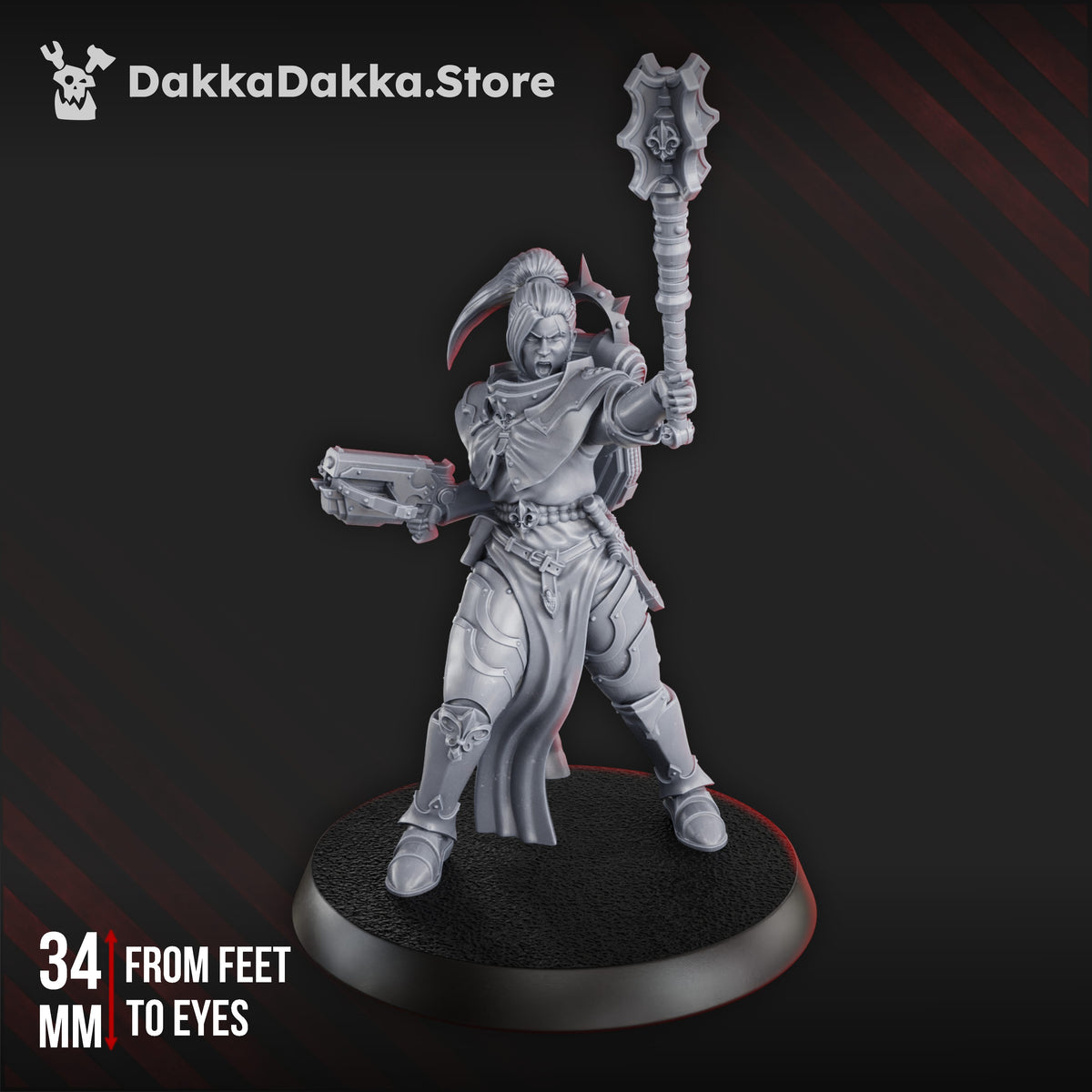 Tabletop Terrain Miniature War Sisters Commander