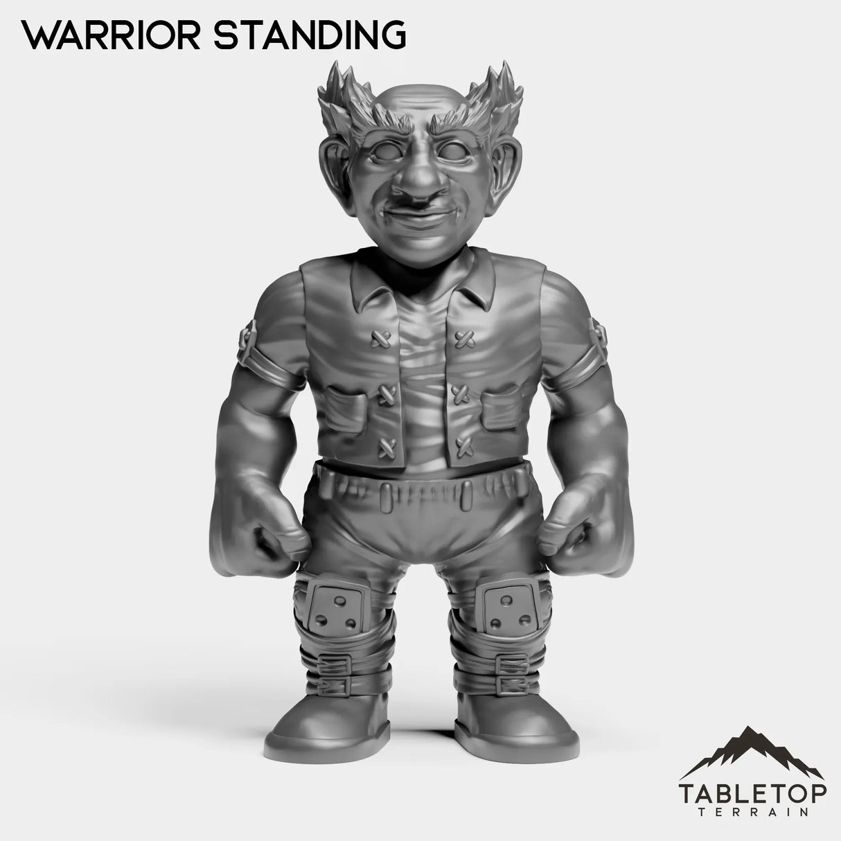 Tabletop Terrain Miniature Warrior Standing Gnome Starters