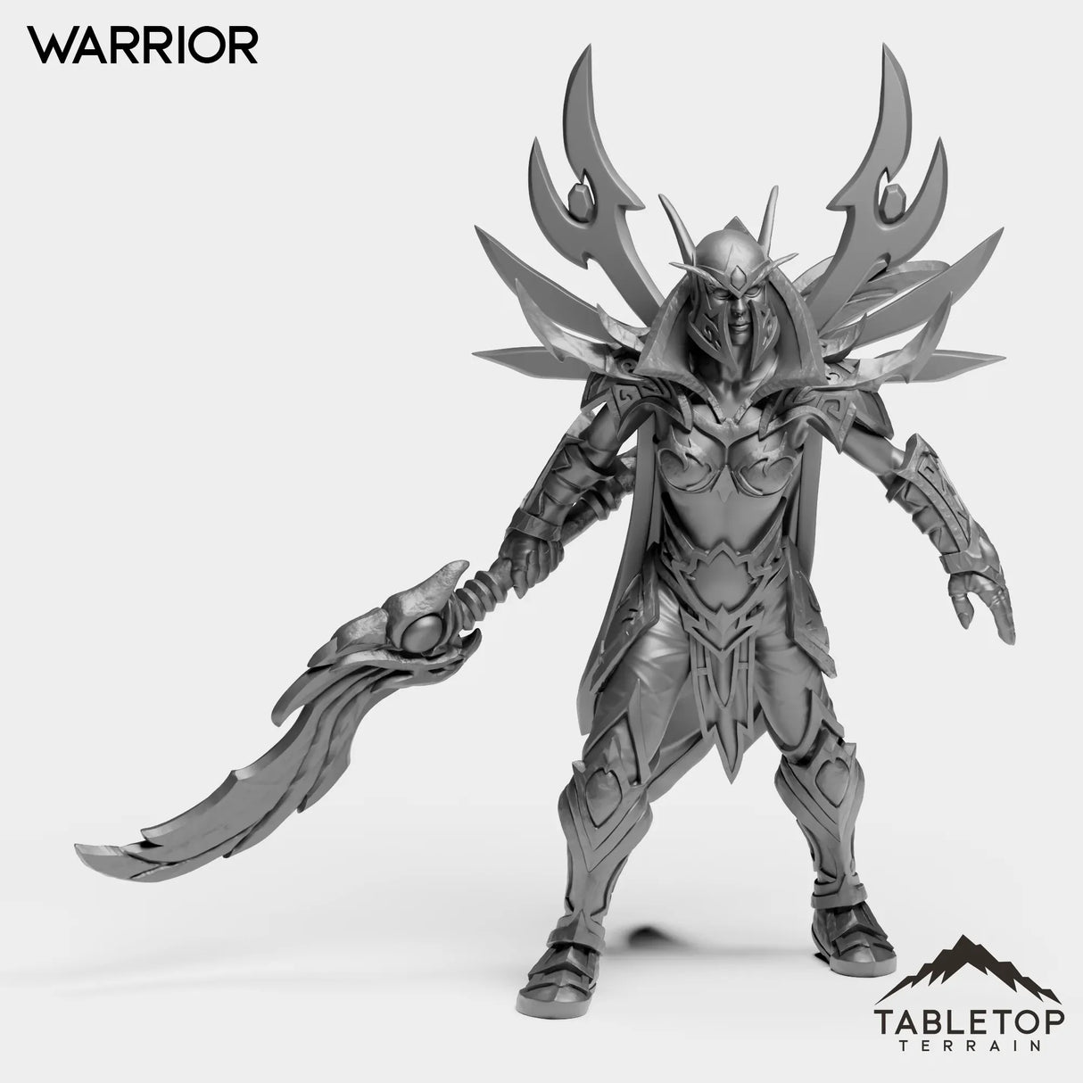 Tabletop Terrain Miniature Warrior Void Heritage Female