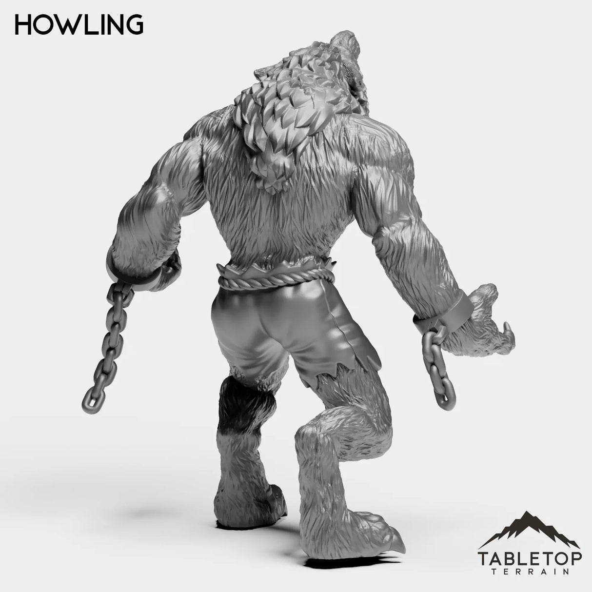 Tabletop Terrain Miniature Werewolf Feral