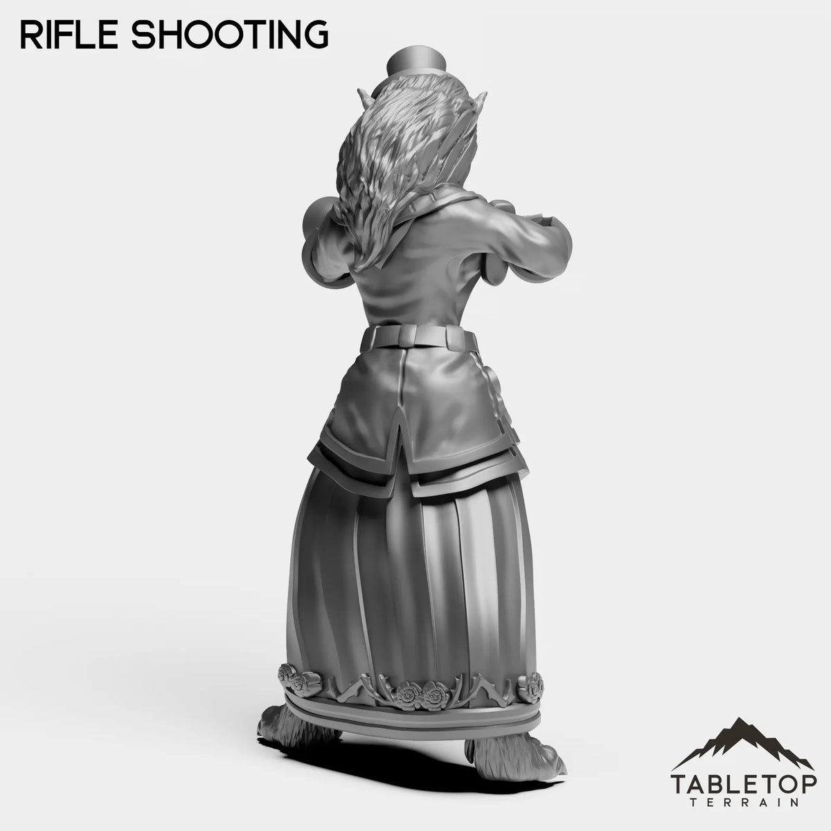 Tabletop Terrain Miniature Werewolf Feral Female
