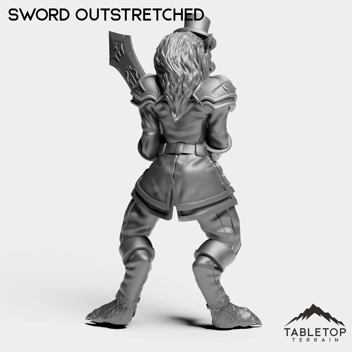 Tabletop Terrain Miniature Werewolf Feral Female