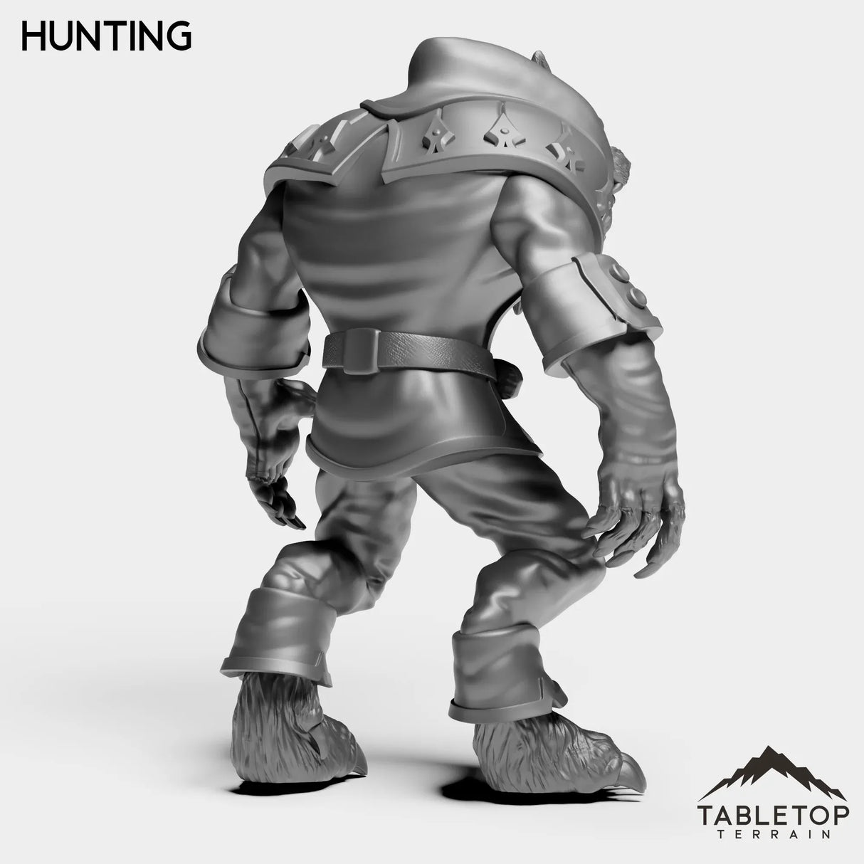 Tabletop Terrain Miniature Werewolf Feral King