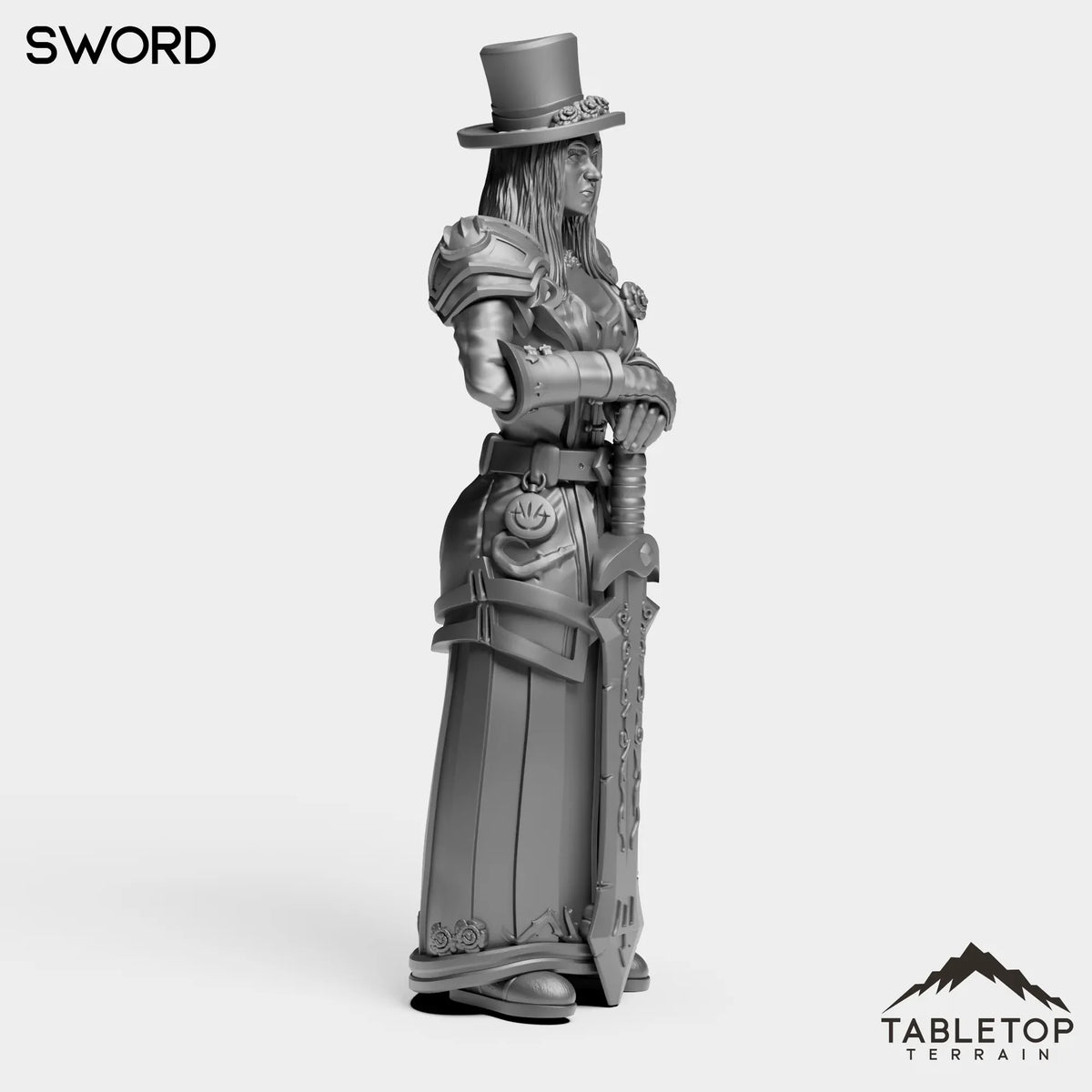 Tabletop Terrain Miniature Werewolf Human Female