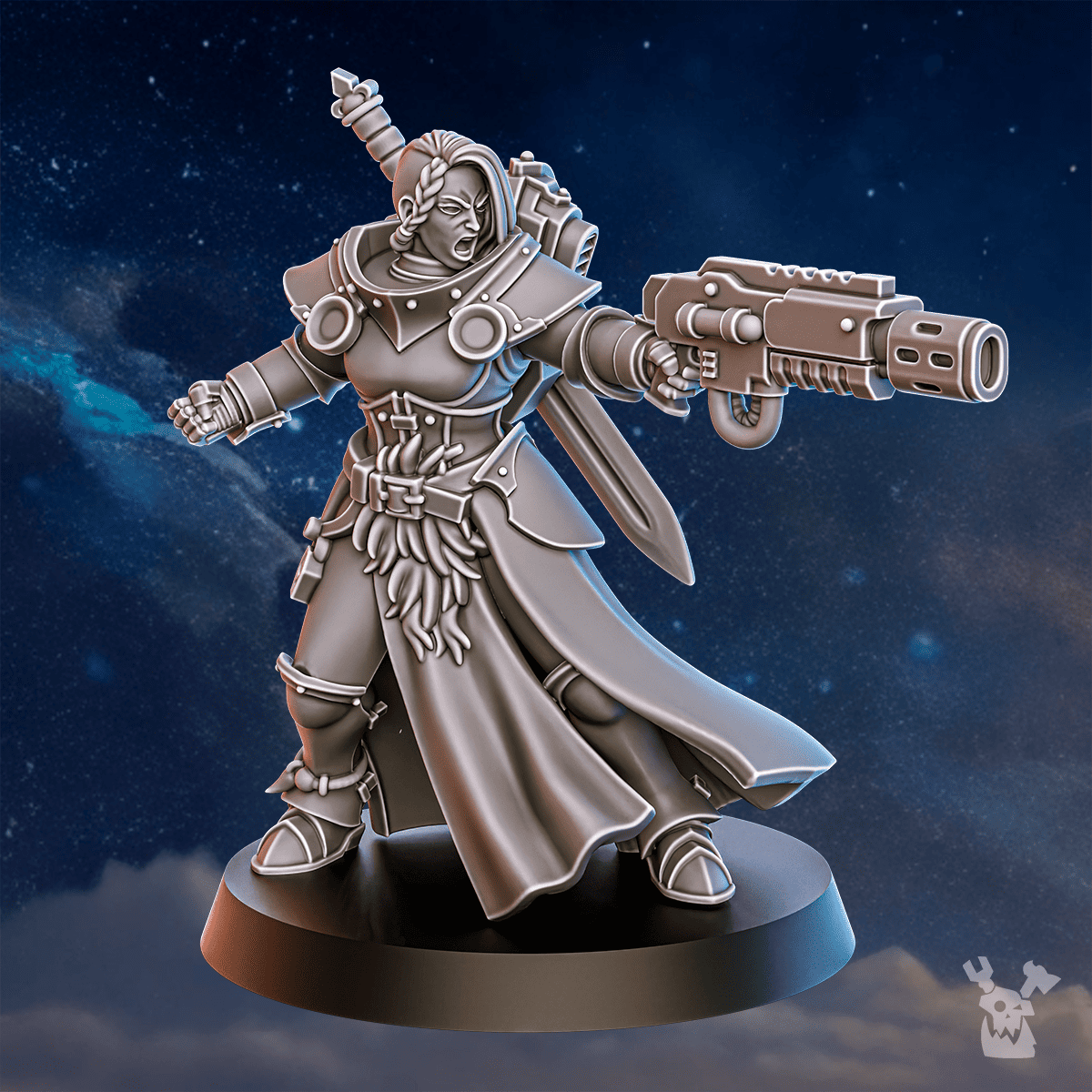 Tabletop Terrain Miniature White Fangs Hunters Squad x20