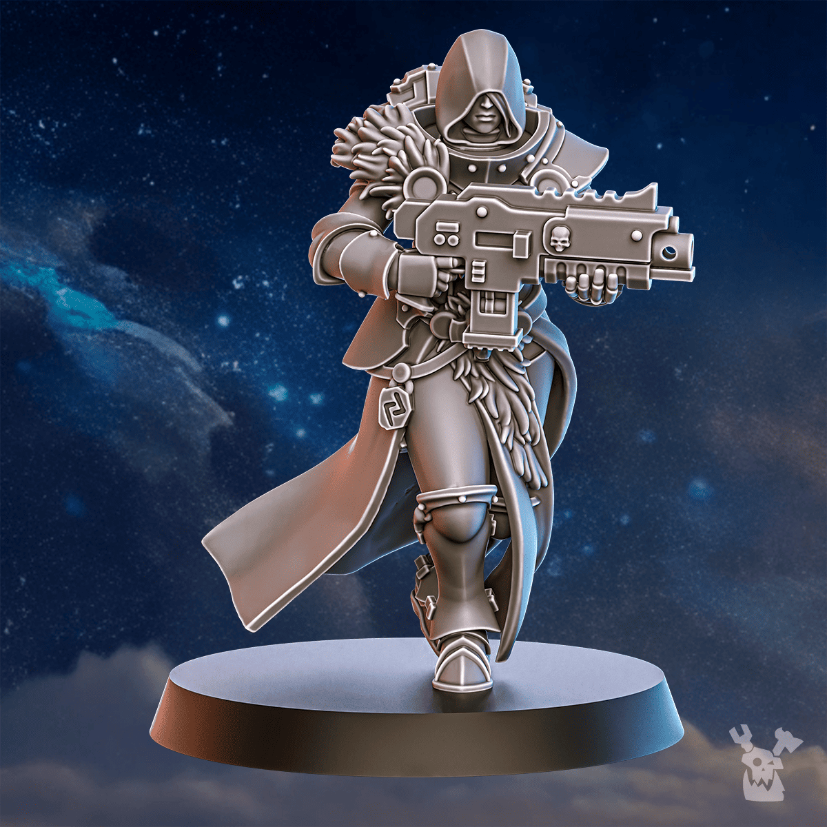 Tabletop Terrain Miniature White Fangs Hunters Squad x20
