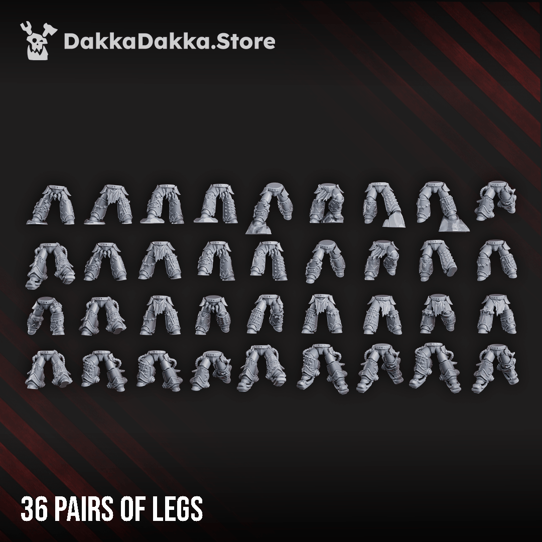 Tabletop Terrain Miniature White Megalodon Clan (build kit) - Prime Armored Battleline Squad of Space Knights