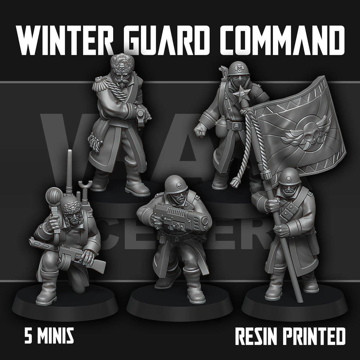 Tabletop Terrain Miniature Winter Guard Command