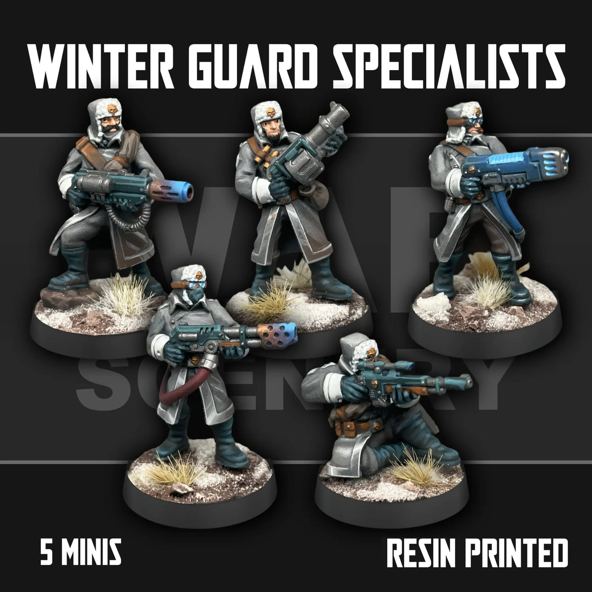 Tabletop Terrain Miniature Winter Guard Specialists