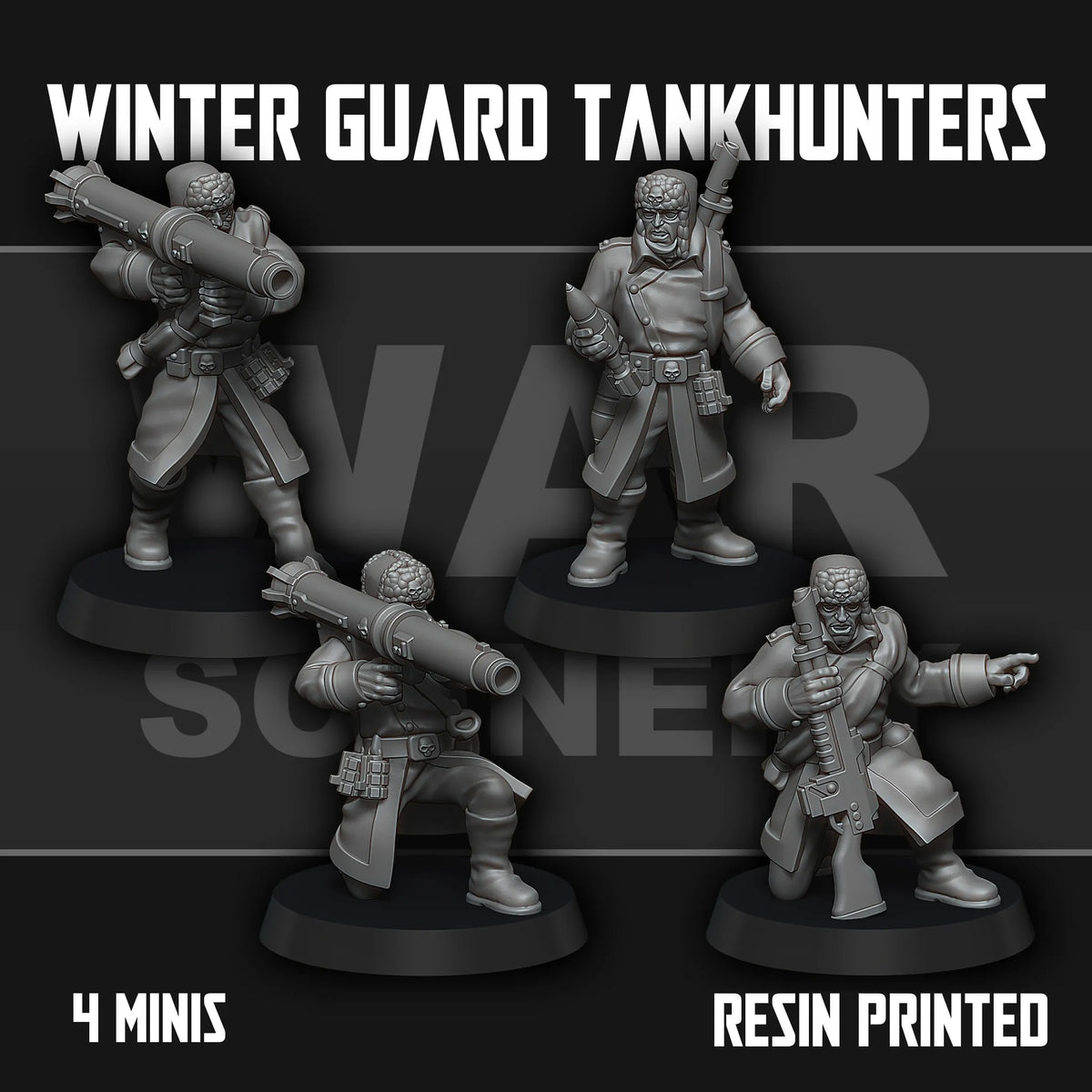Tabletop Terrain Miniature Winter Guard Tankhunters
