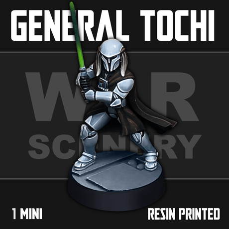 Tabletop Terrain Miniature With Helmet General Tochi