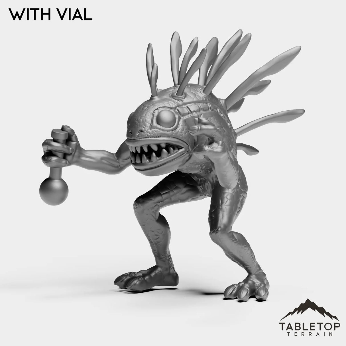 Tabletop Terrain Miniature With Vial Murlocs