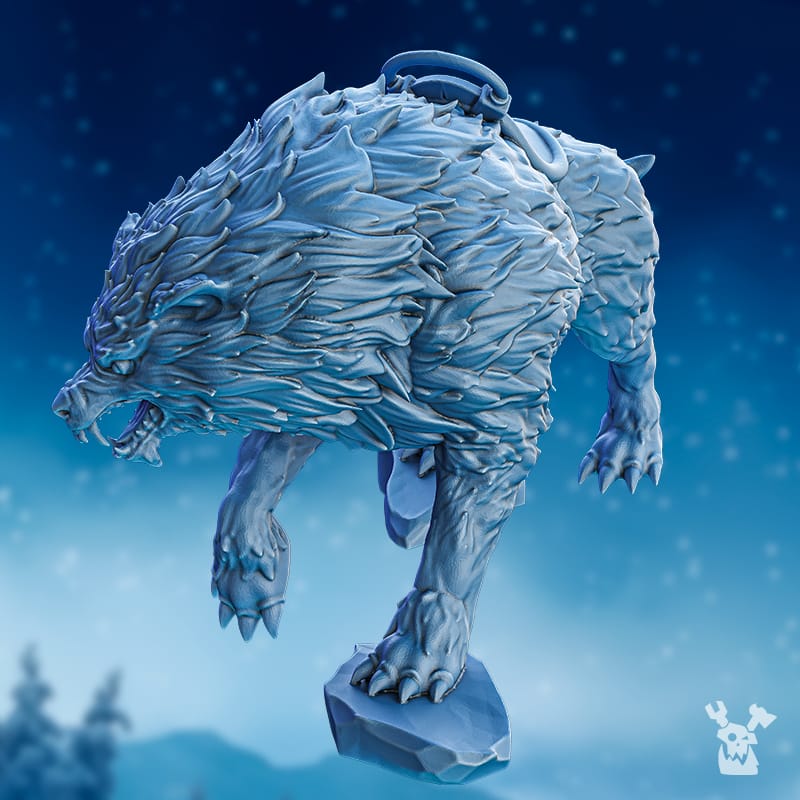 Tabletop Terrain Miniature Wolfriders' Wolves