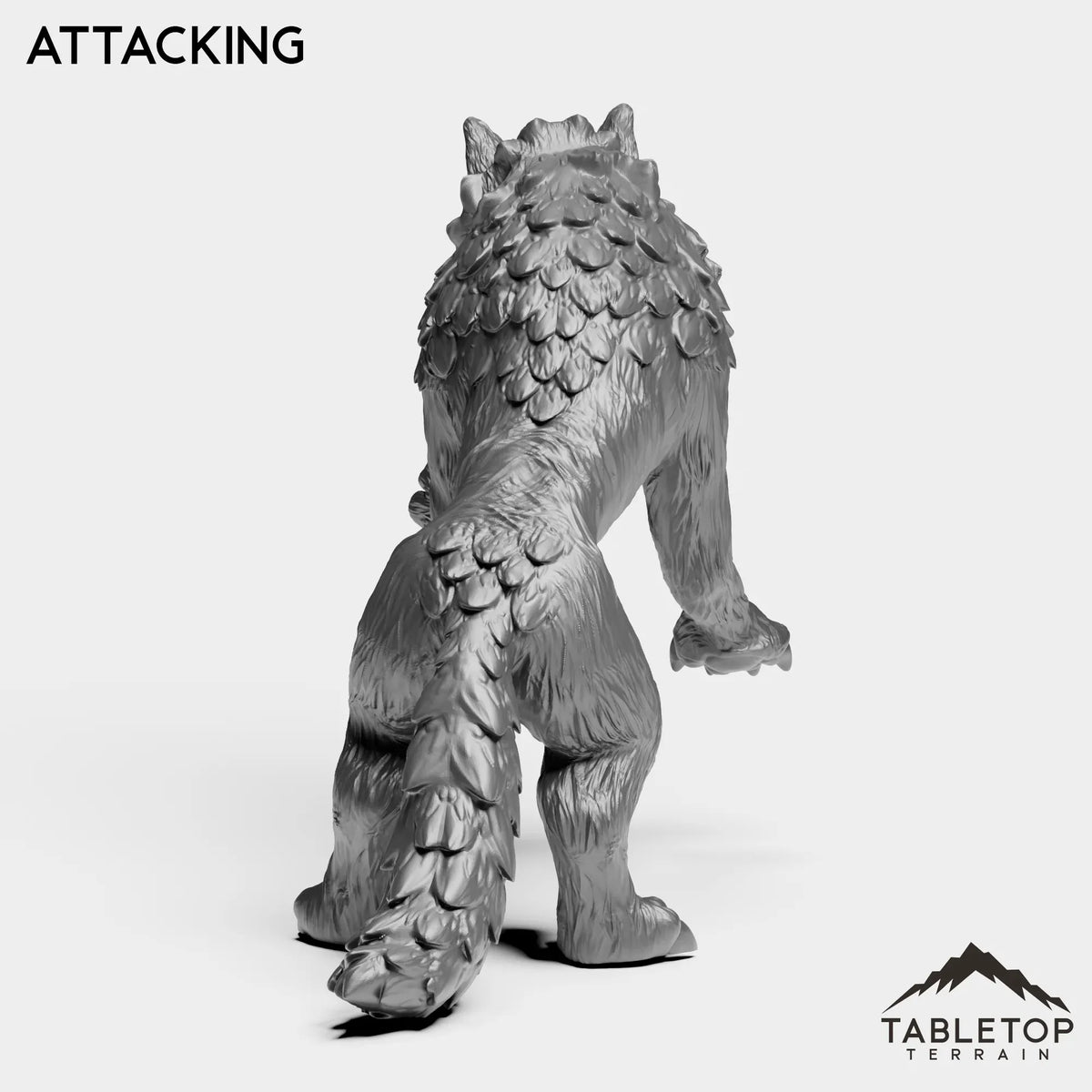 Tabletop Terrain Miniature Wolves