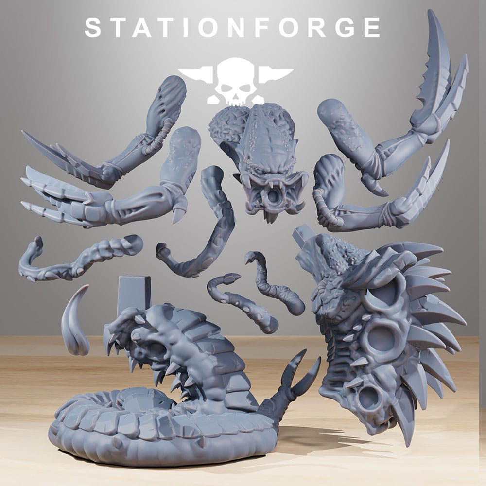 Tabletop Terrain Miniature Xenarid Brainiac