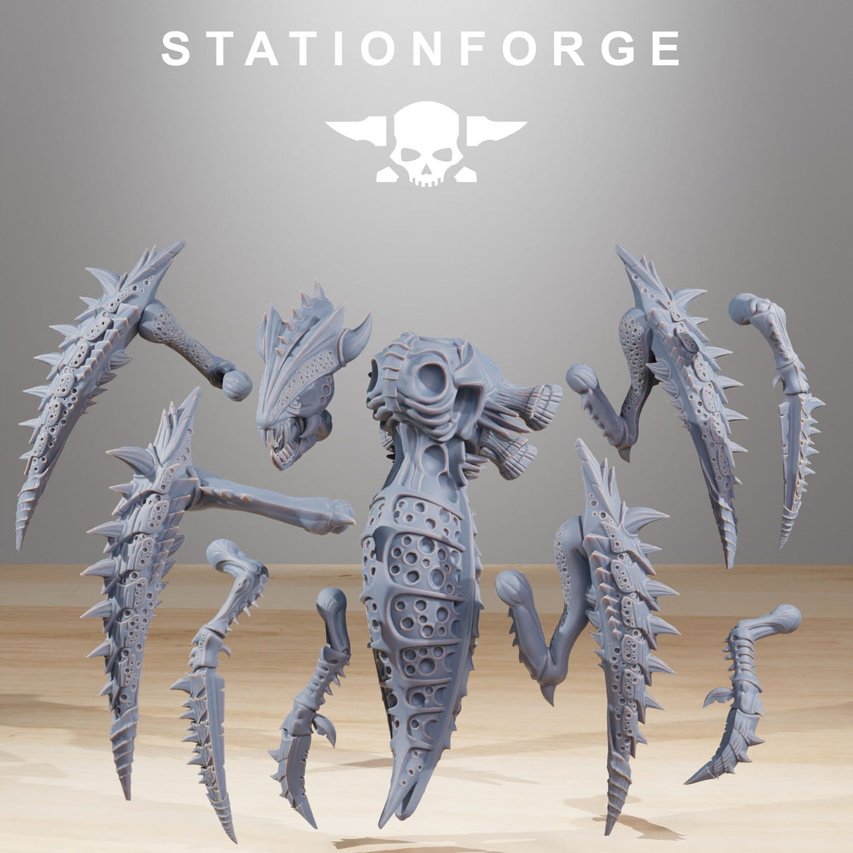 Tabletop Terrain Miniature Xenarid Crawlers 1