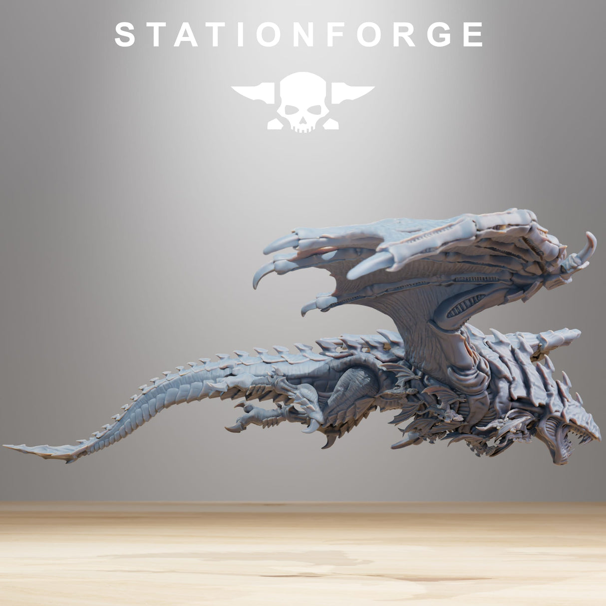 Tabletop Terrain Miniature Xenarid Dragon