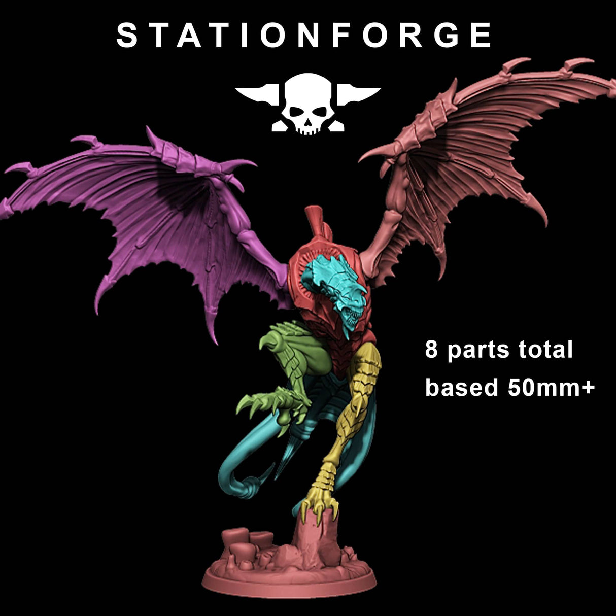 Tabletop Terrain Miniature Xenarid Flyer Leader