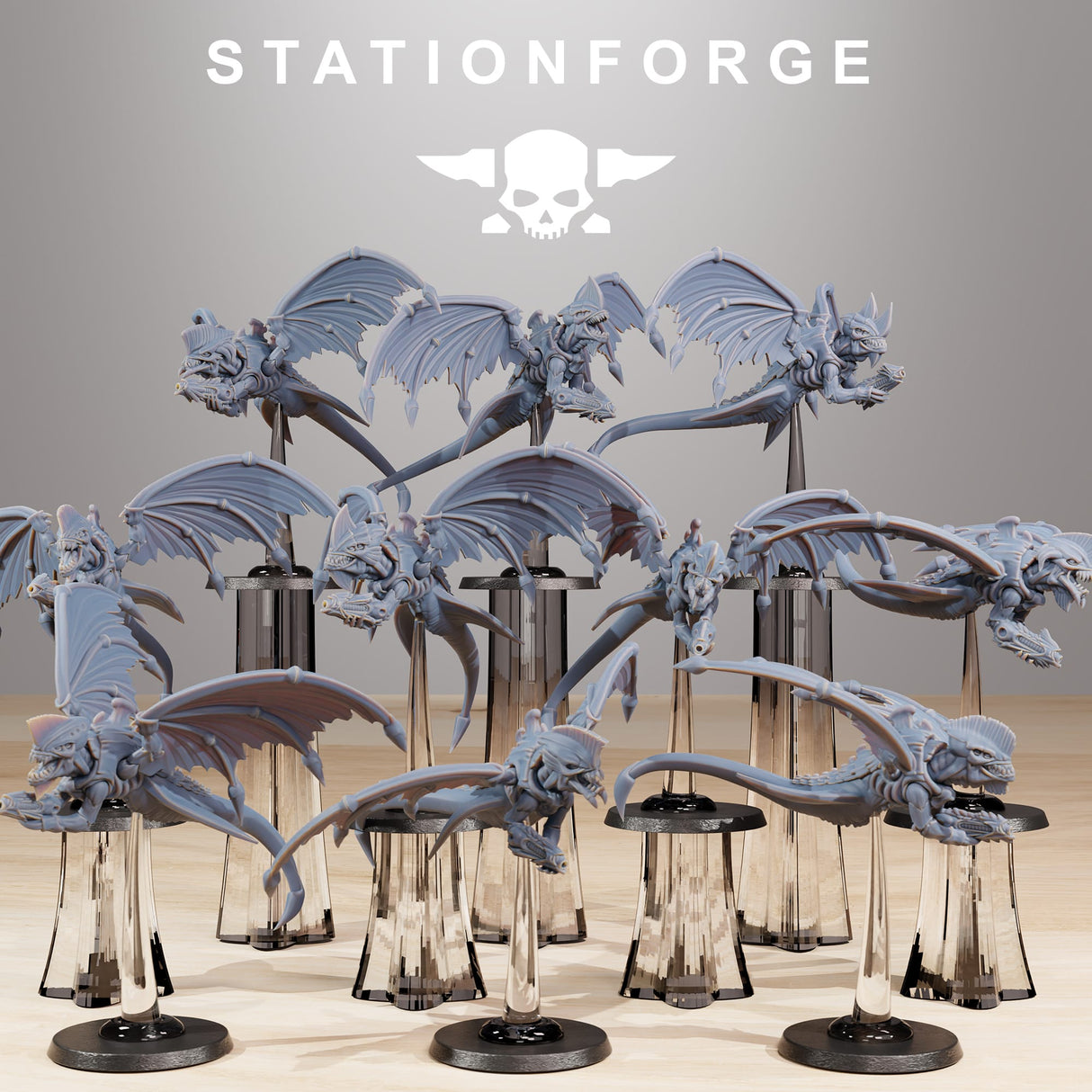 Tabletop Terrain Miniature Xenarid Flyers