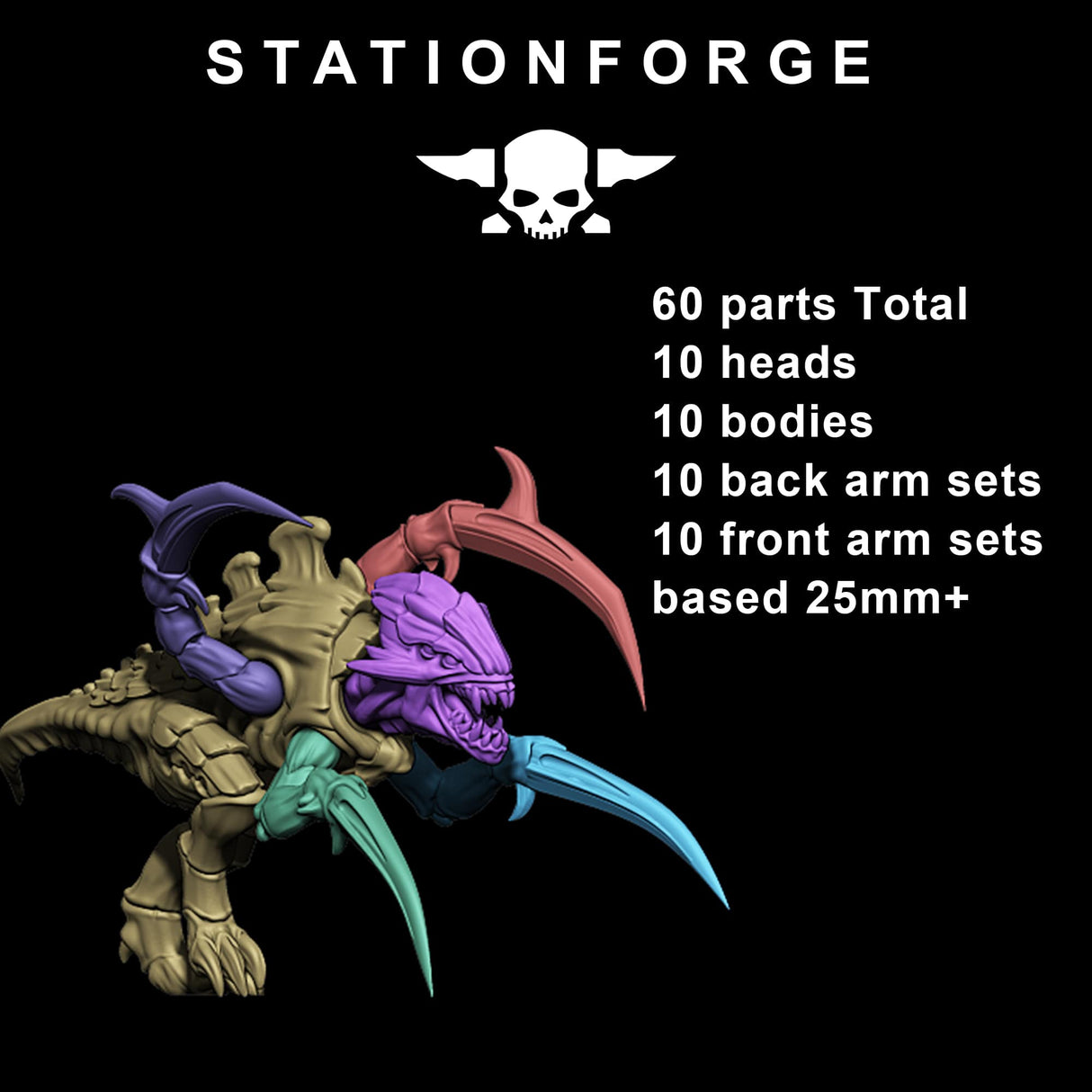 Tabletop Terrain Miniature Xenarid Infantry Melee Unit