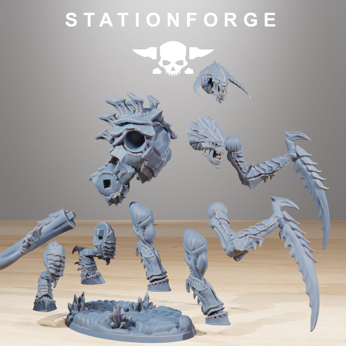 Tabletop Terrain Miniature Xenarid Necrothorn
