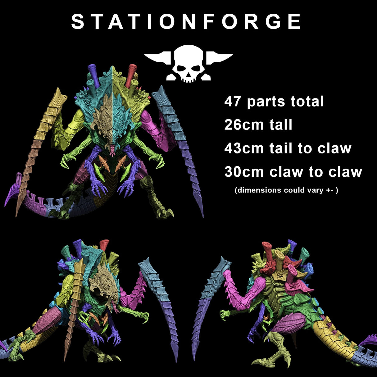 Tabletop Terrain Miniature Xenarid Queen