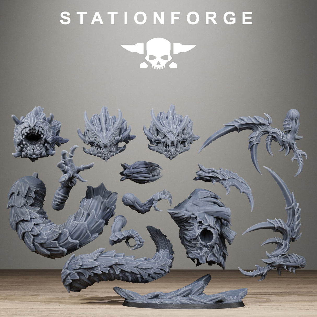 Tabletop Terrain Miniature Xenarid Vermyx
