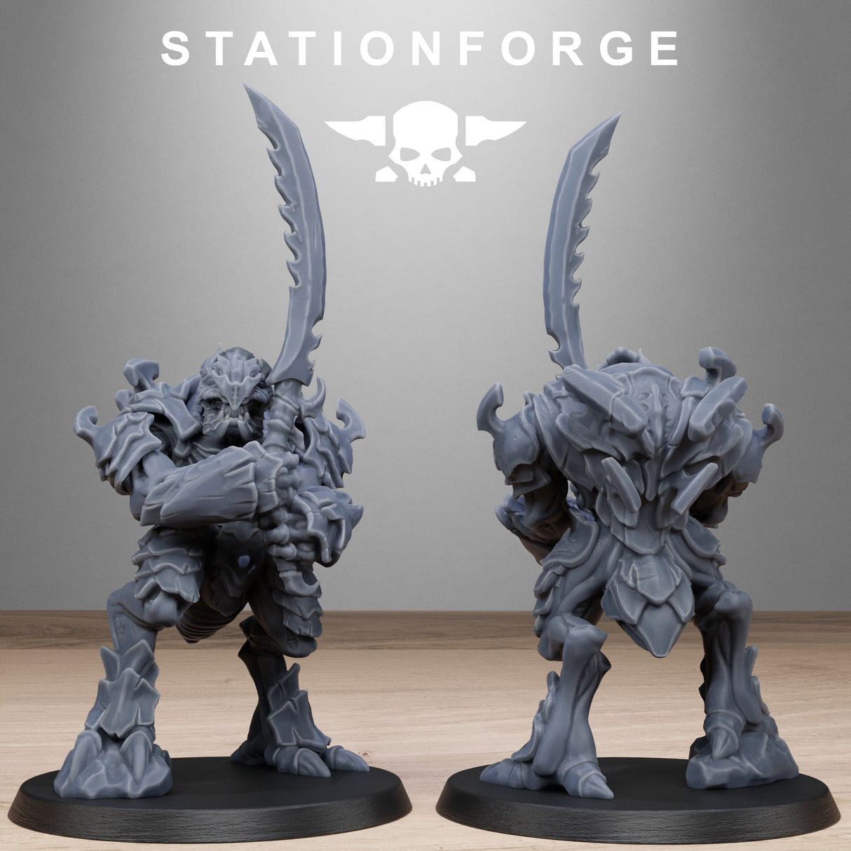 Tabletop Terrain Miniature Xenarid Warriors