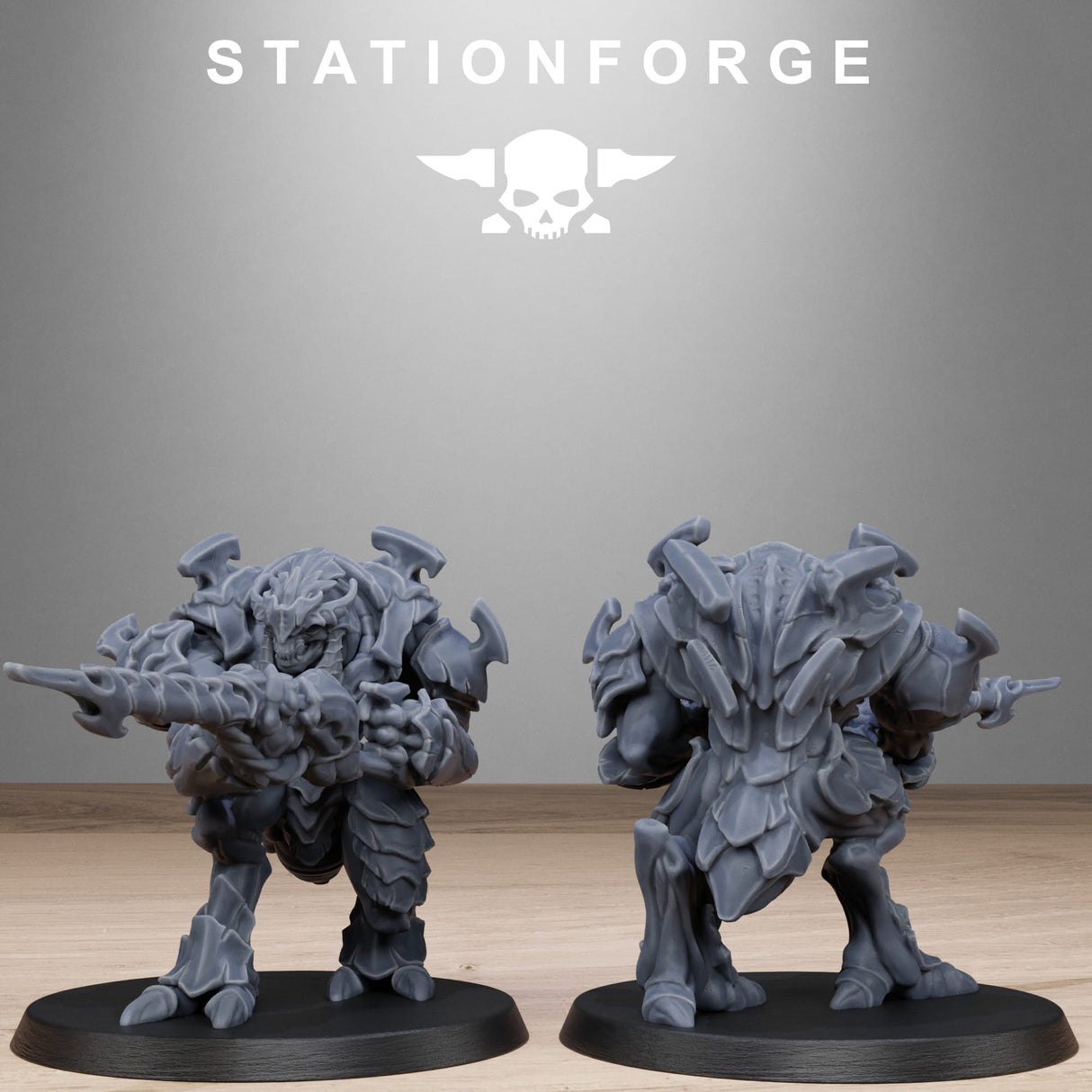 Tabletop Terrain Miniature Xenarid Warriors