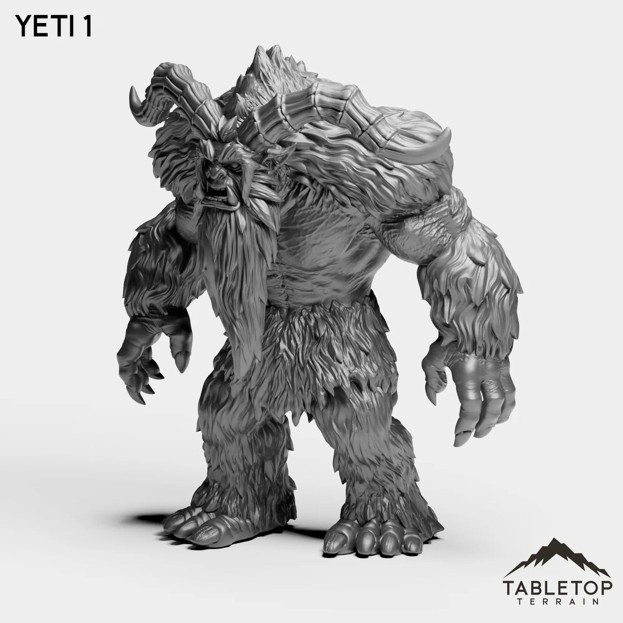 Tabletop Terrain Miniature Yeti 1 Yetis