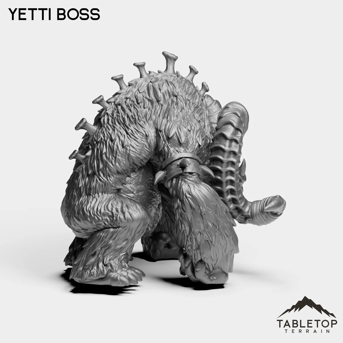 Tabletop Terrain Miniature Yeti Boss