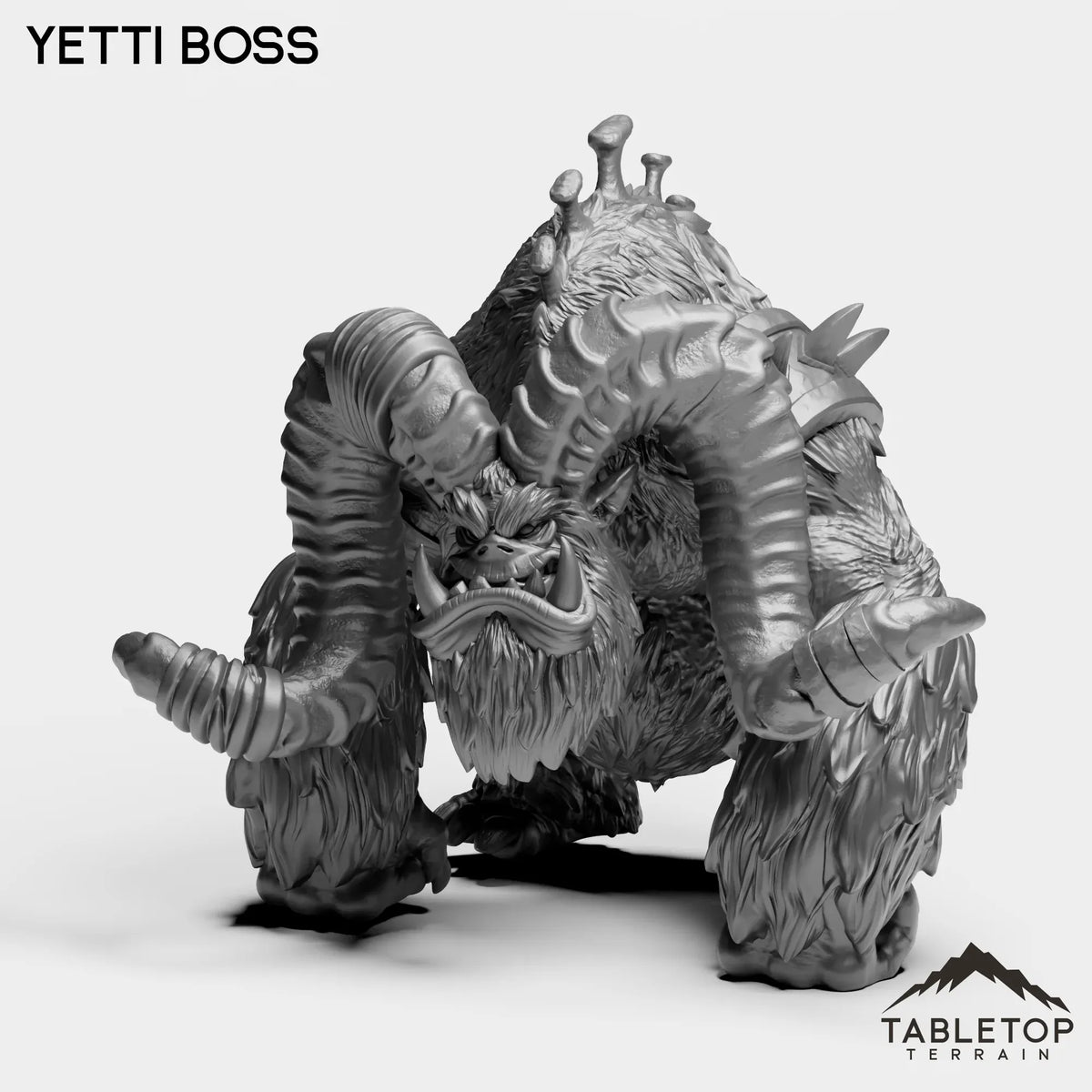 Tabletop Terrain Miniature Yeti Boss