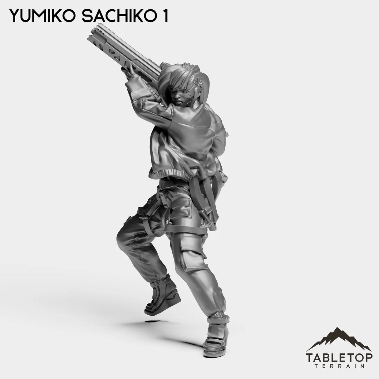 Tabletop Terrain Miniature Yumiko Sachiko - Strike Team Omega & Almighty Friends