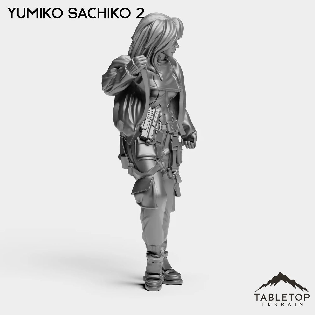 Tabletop Terrain Miniature Yumiko Sachiko - Strike Team Omega & Almighty Friends