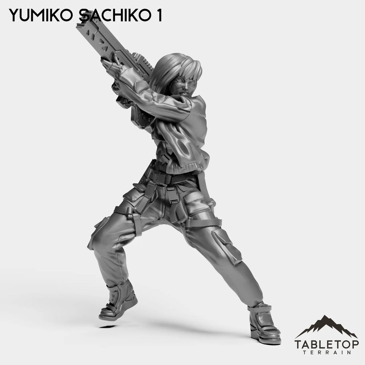 Tabletop Terrain Miniature Yumiko Sachiko - Strike Team Omega & Almighty Friends
