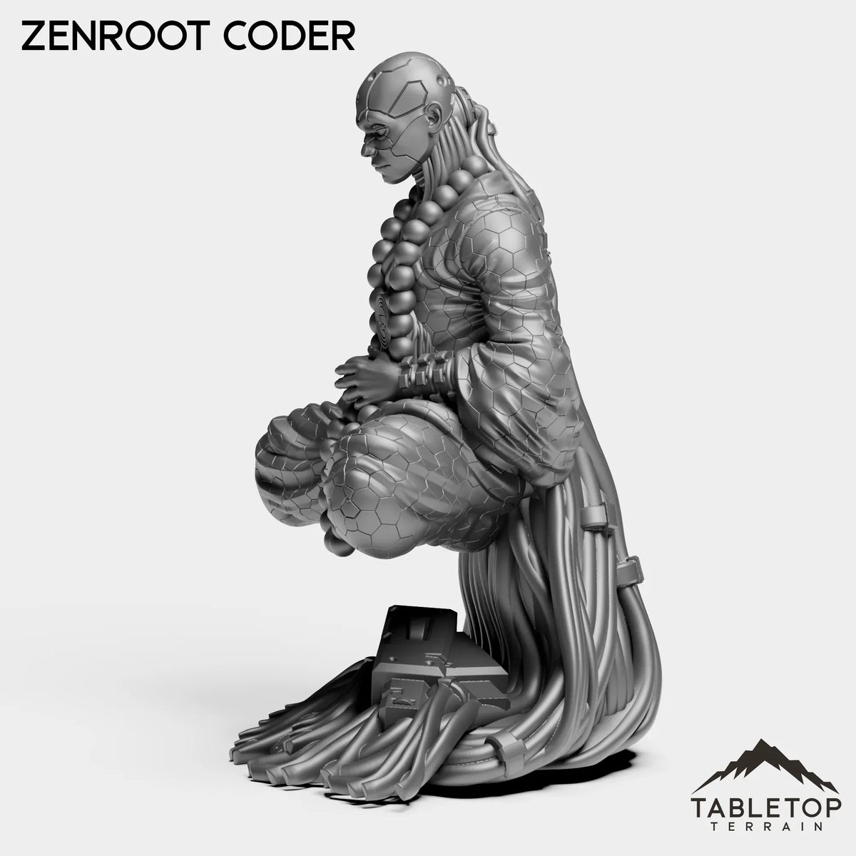 Tabletop Terrain Miniature Zenroot Coder - Black Lotus Triads