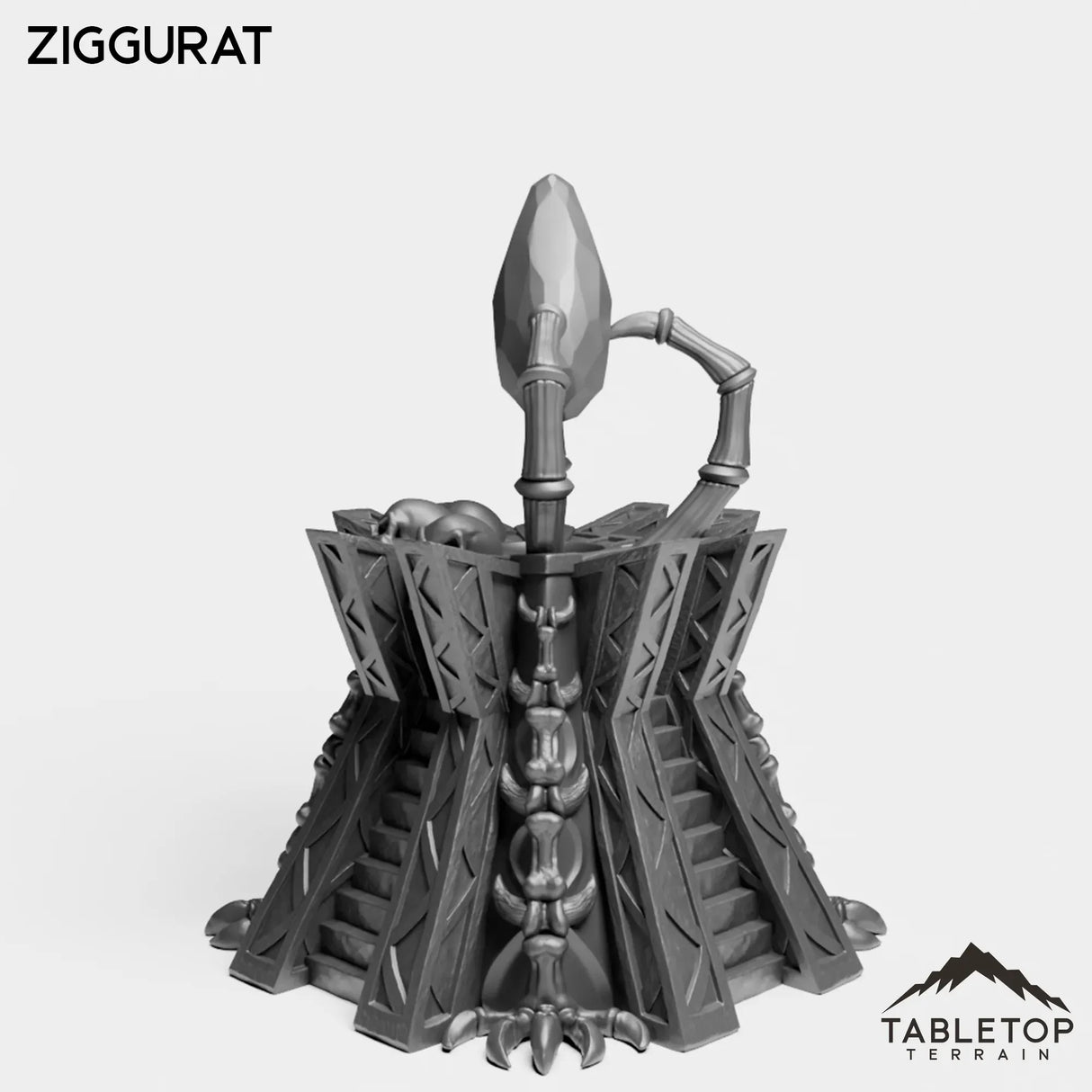 Tabletop Terrain Miniature Ziggurat