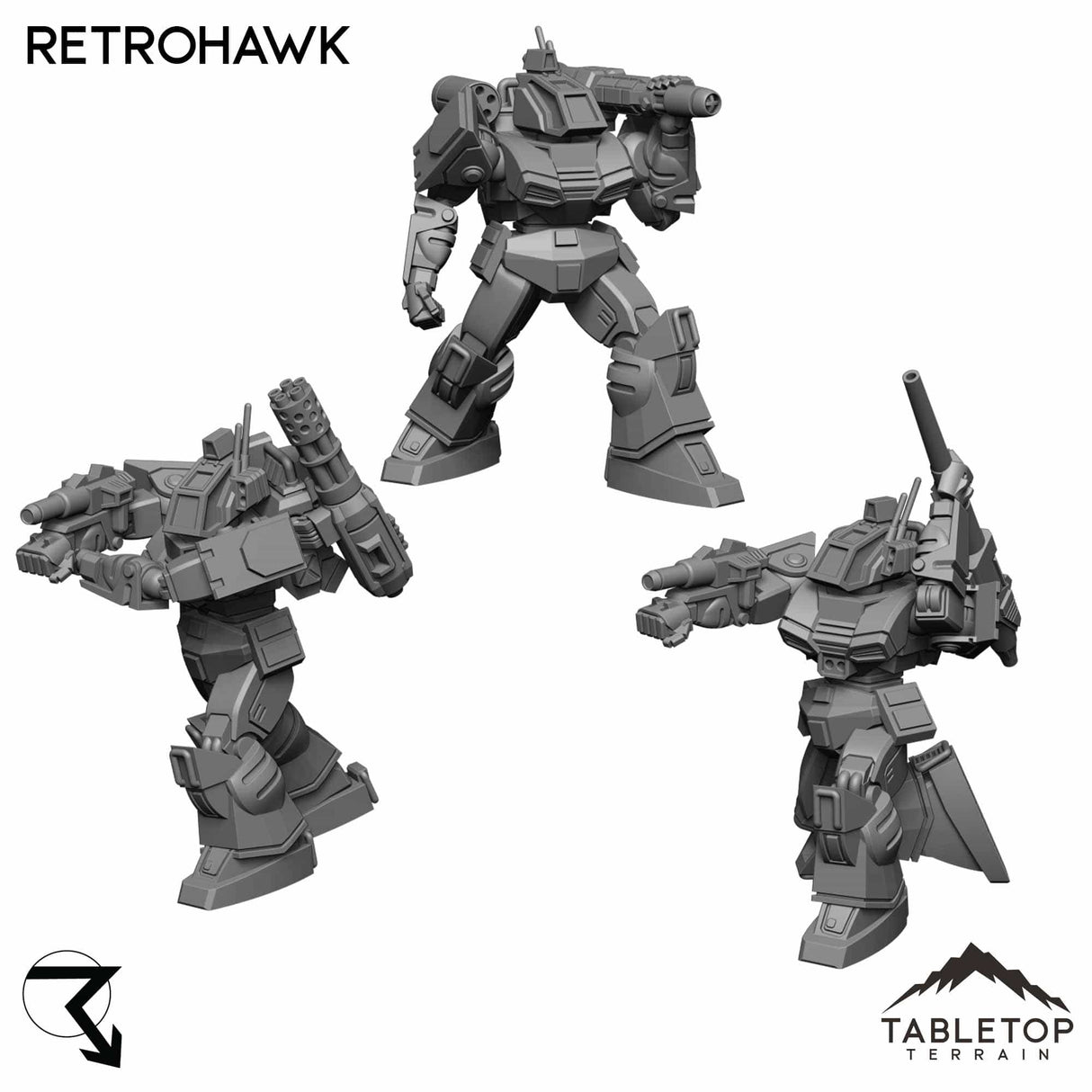 Tabletop Terrain RetroHawk - Retrotech Mecha